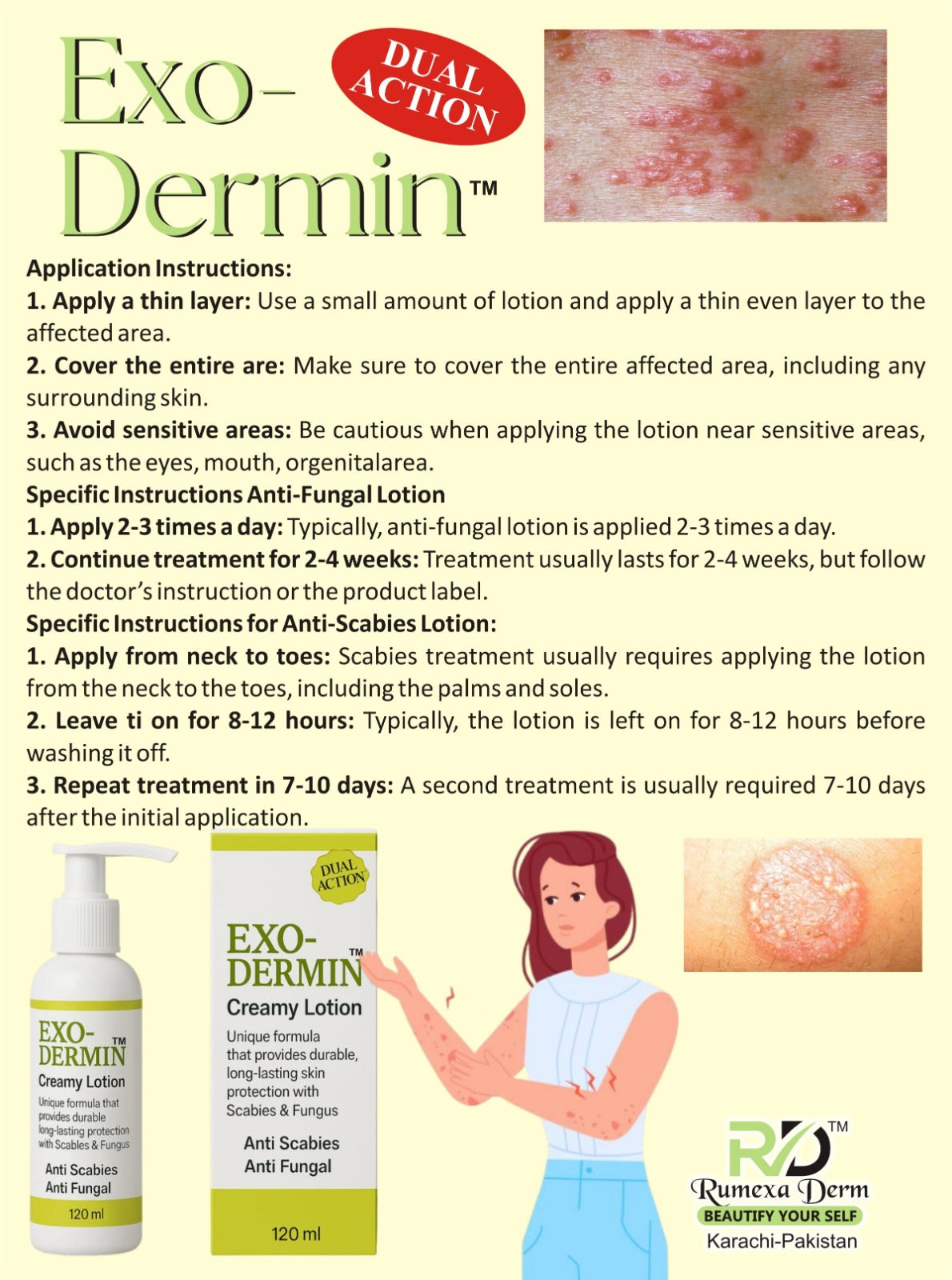 🧴EXODERMIN LOTION 120ml